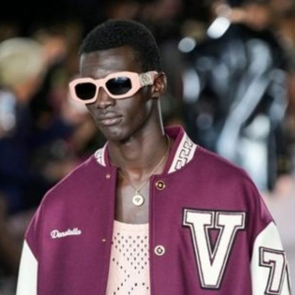 NEW Versace VE4425U MAXI MEDUSA BIGGIE 536387 Pink Gray Oval Unisex Sunglasses - Picture 12 of 12